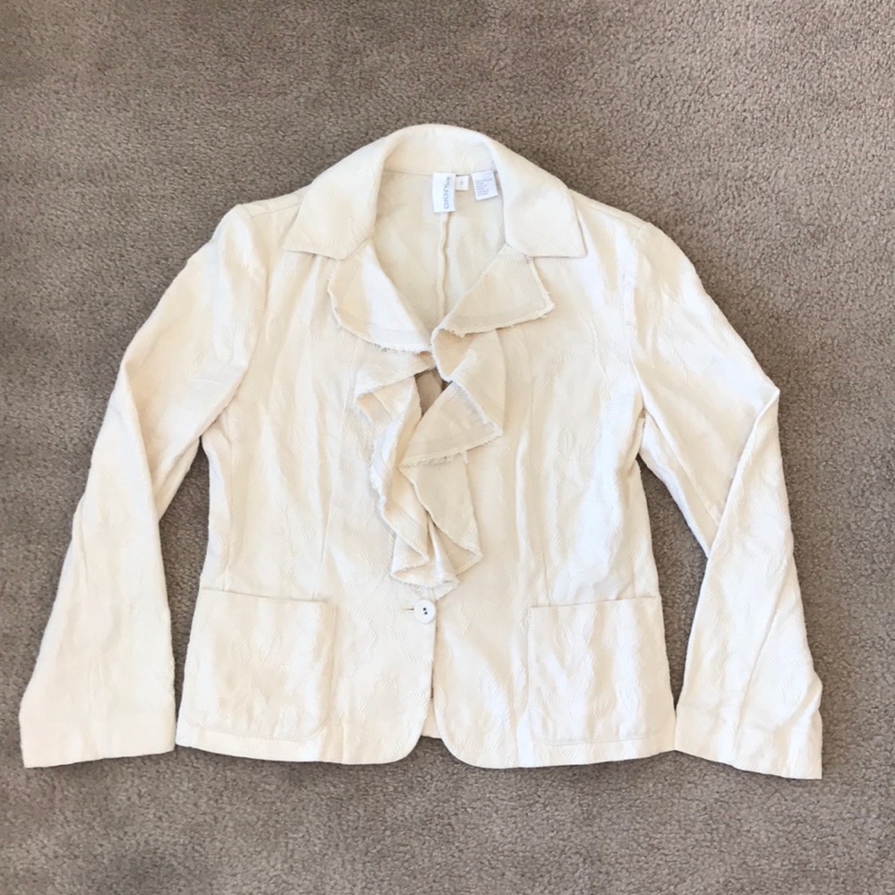 DKNY 100% cotton blazer